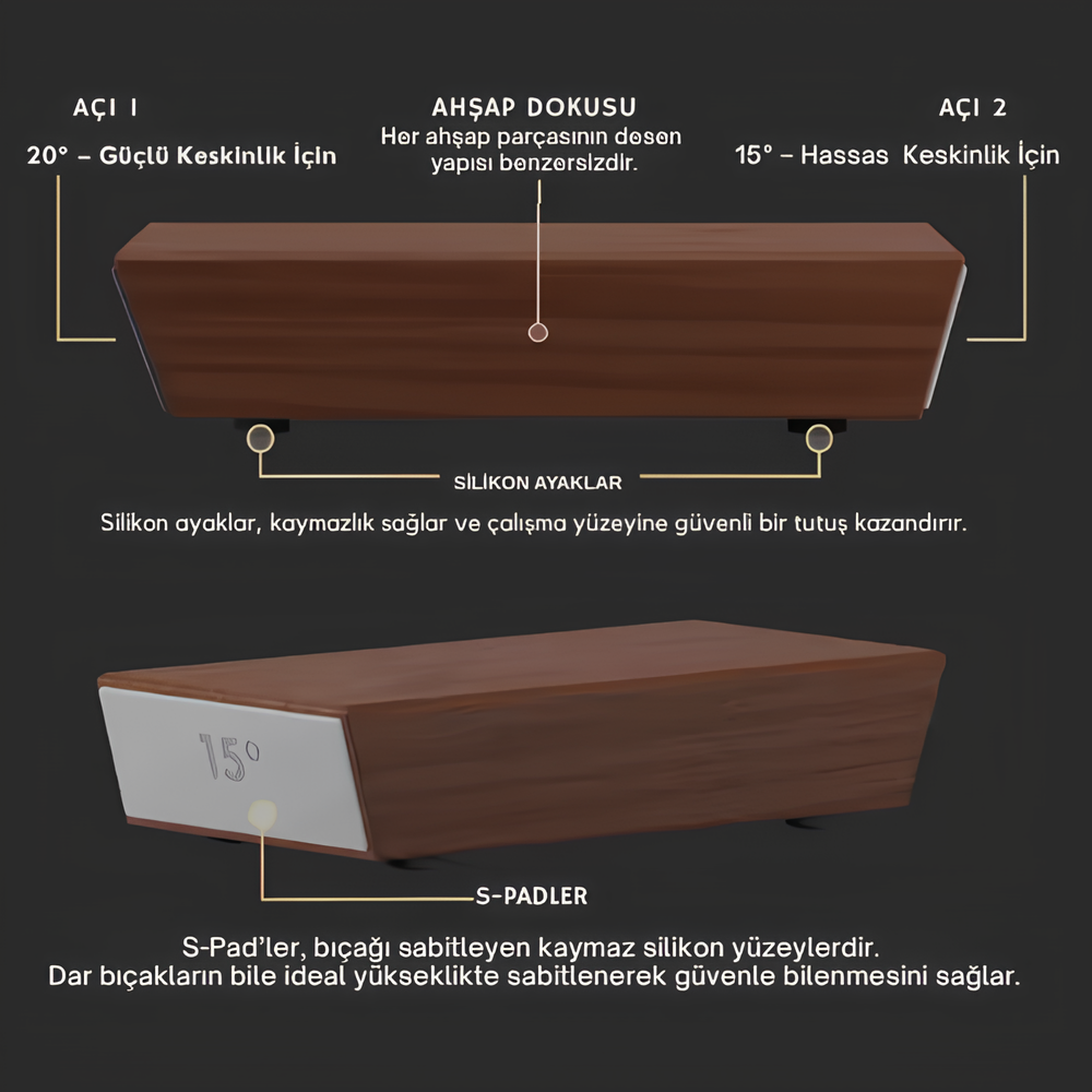 Elmas Diskli Bıçak Bileme Seti