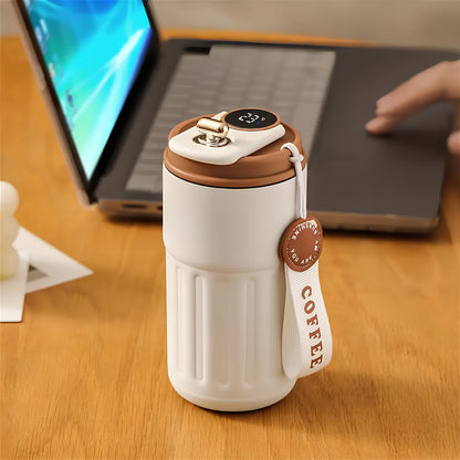 Akıllı Led Ekranlı Thermo Light Mug Termos 450ml.