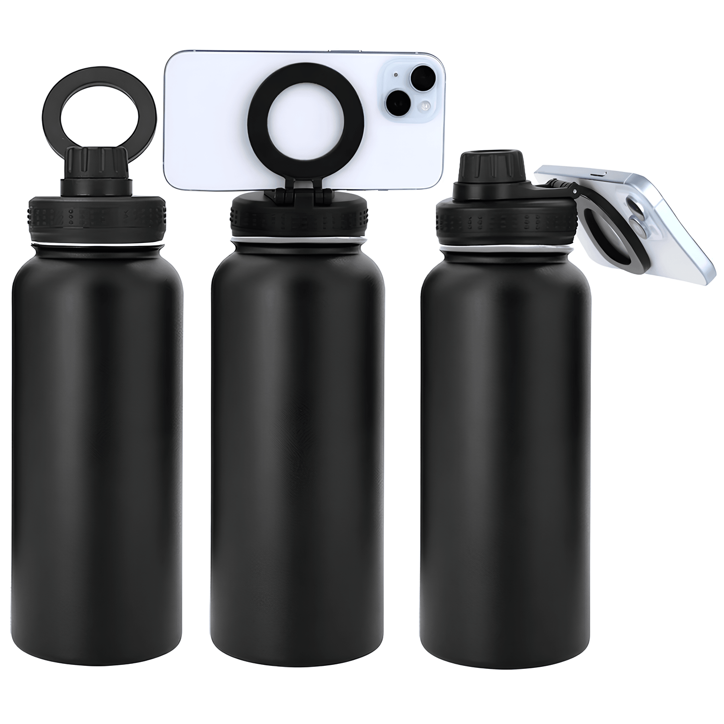 Magsafe Bottle - Manyetik Kapaklı 1000ml Paslanmaz Çelik.