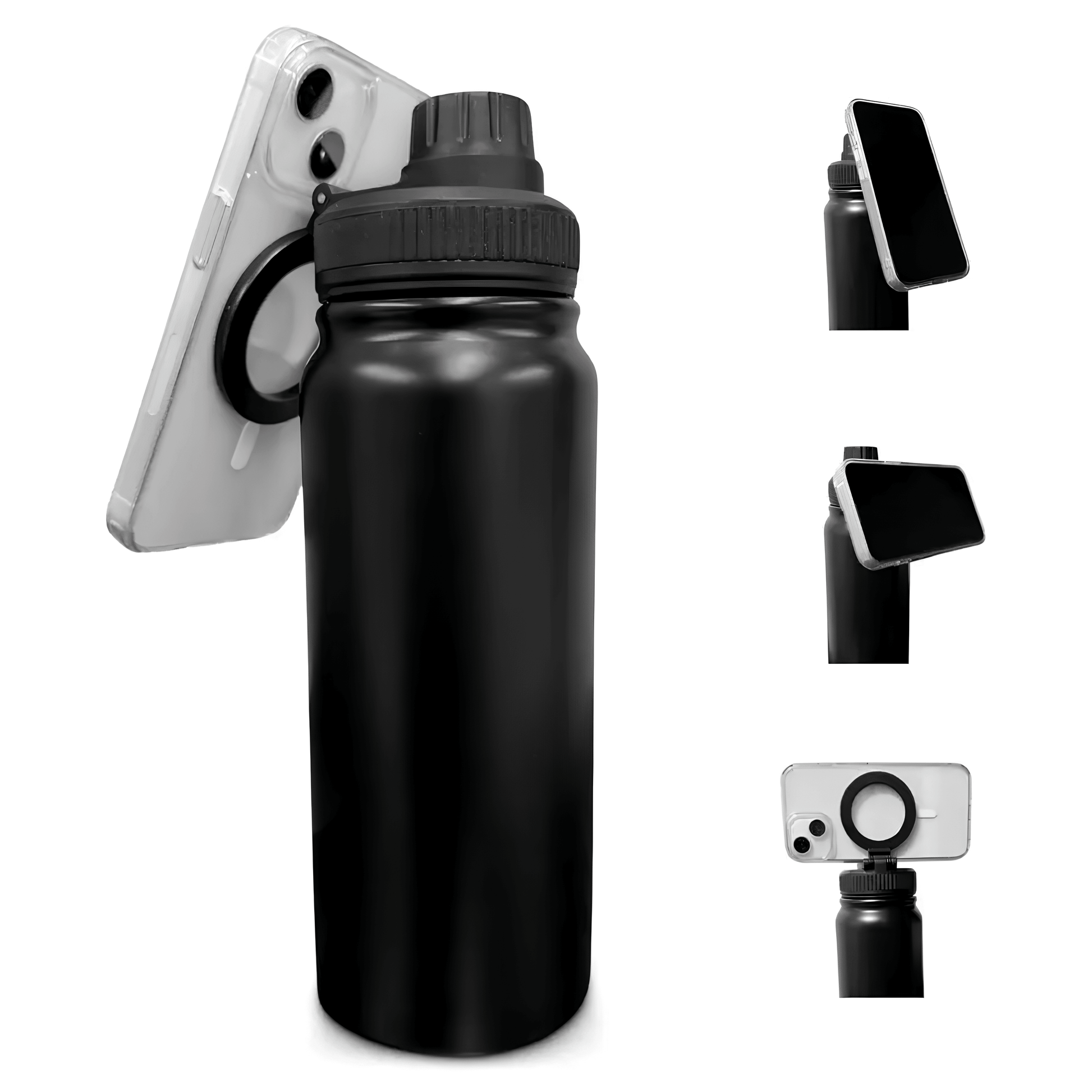 Magsafe Bottle - Manyetik Kapaklı 1000ml Paslanmaz Çelik.