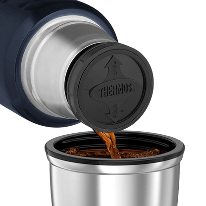 THERMOS ÇELİK LACİVERT 1.2L